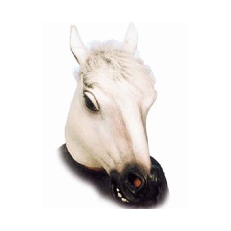Maska kůň bílá